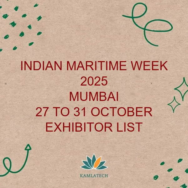 Indian Maritime Week Mumbai 2025 Exhibitor List (548 Exhibitors)